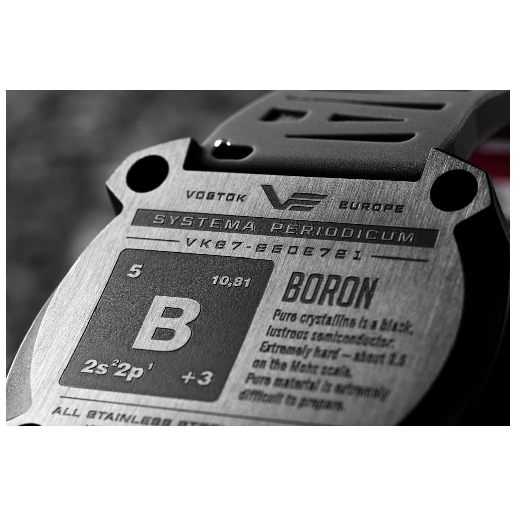 ZEGAREK VOSTOK EUROPE SYSTEMA PERIODICUM BORON