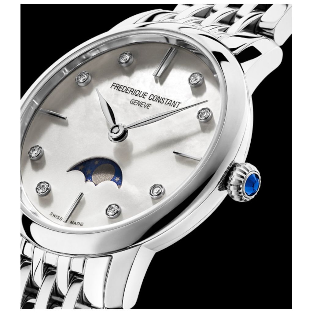 ZEGAREK FREDERIQUE CONSTANT CLASSICS SLIMLINE LADIES MOONPHASE