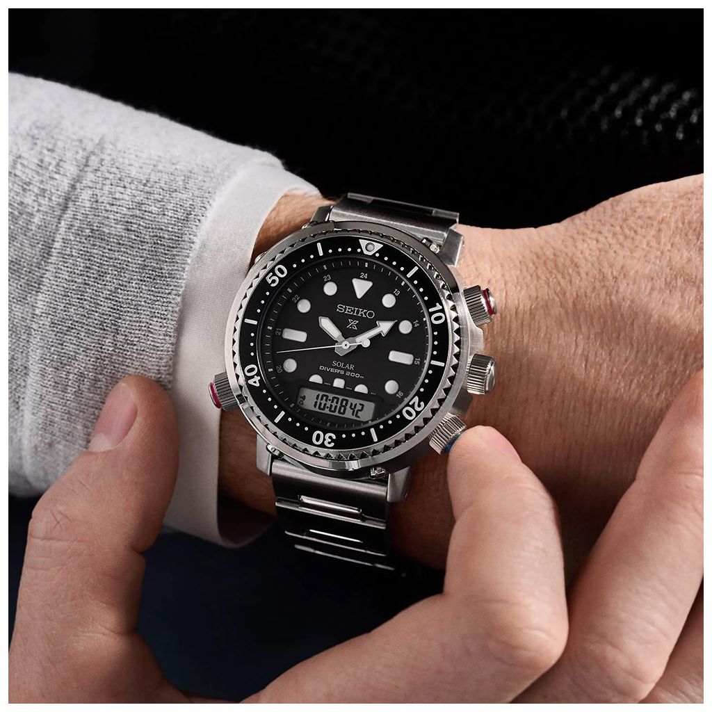 ZEGAREK SEIKO PROSPEX SOLAR HYBRID DIVER'S 40TH ANNIVERSARY