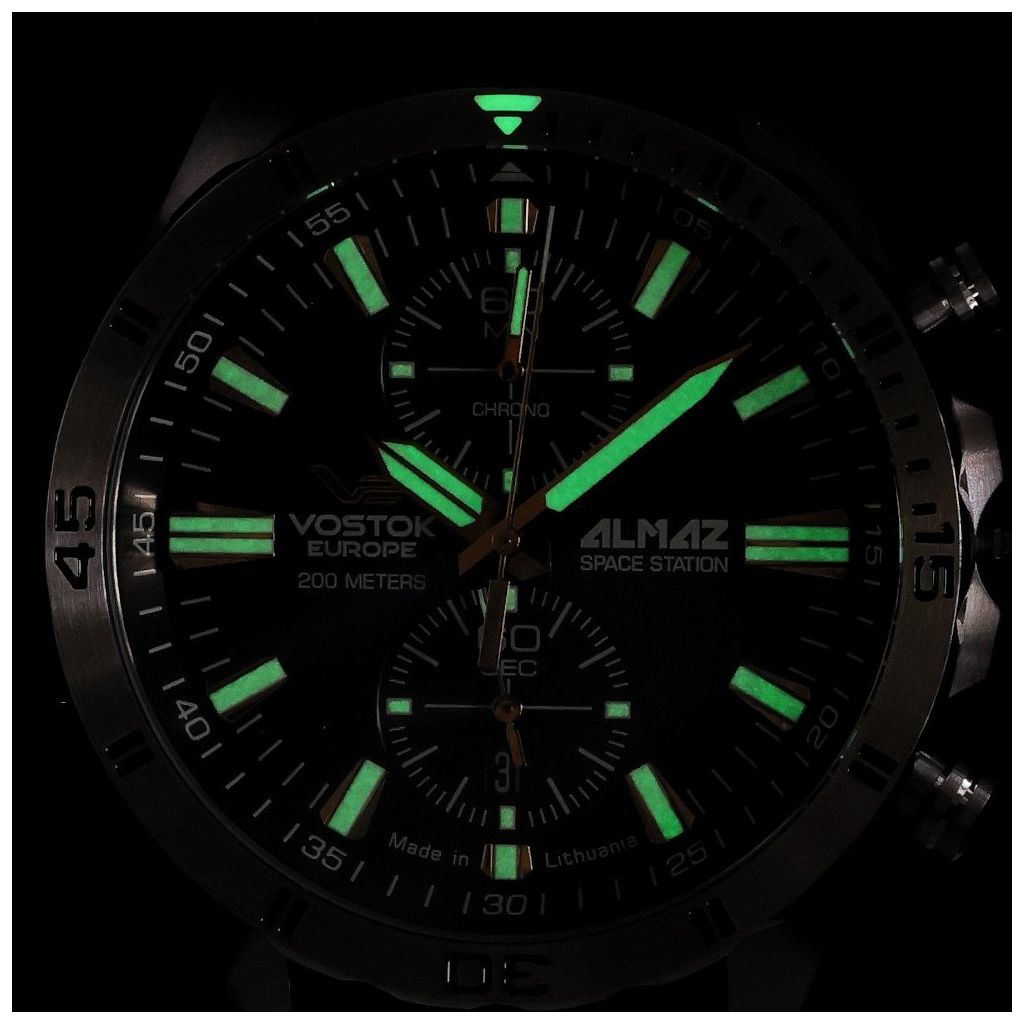ZEGAREK VOSTOK EUROPE ALMAZ SPACE STATION CHRONO