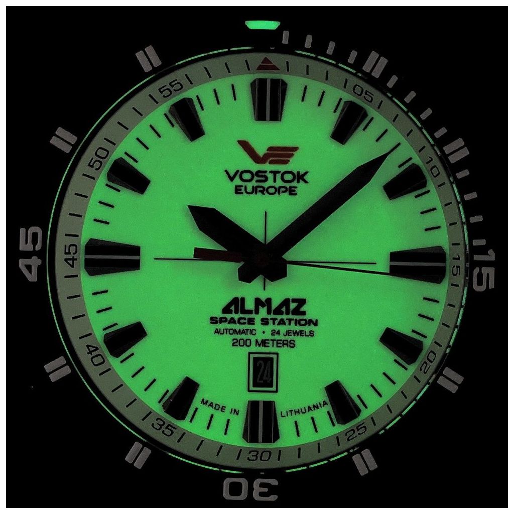 ZEGAREK VOSTOK EUROPE ALMAZ SPACE STATION AUTOMATIC