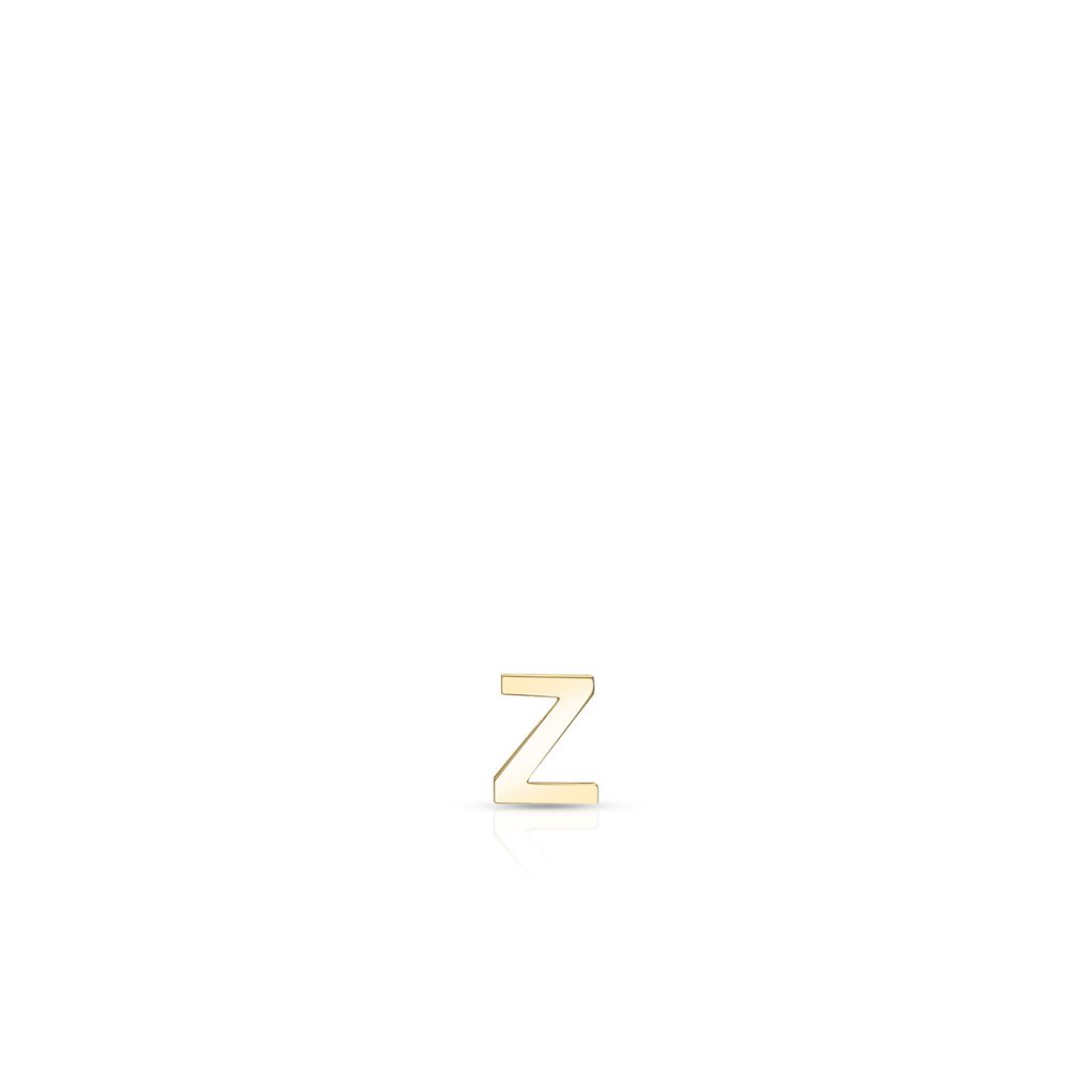 Kolczyk złoty literka Z