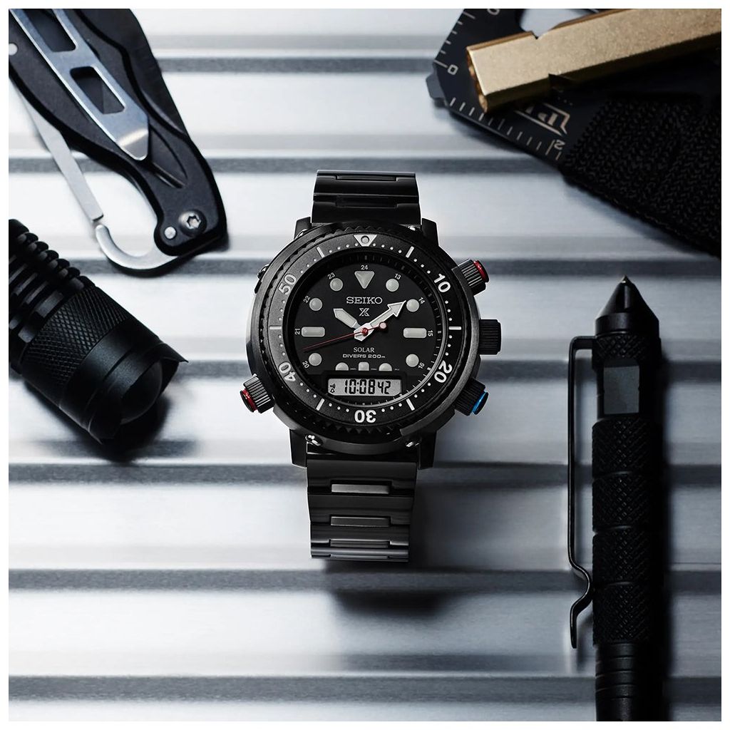 ZEGAREK SEIKO PROSPEX SOLAR HYBRID DIVER'S 40TH ANNIVERSARY LIMITED EDITION