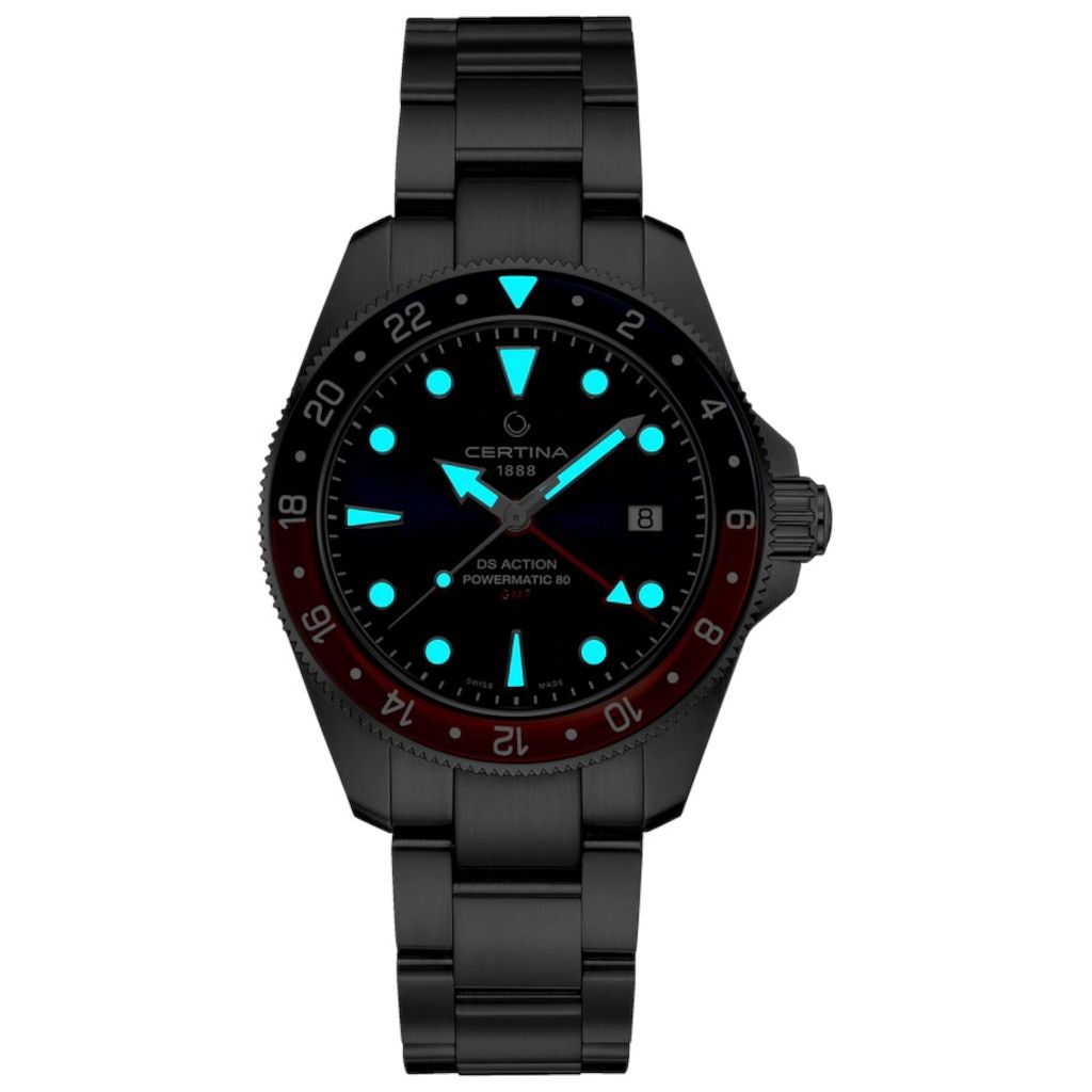 ZEGAREK CERTINA DS Action GMT Powermatic 80