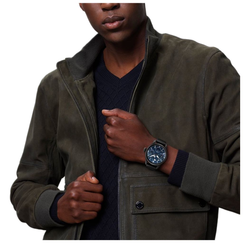 ZEGAREK IWC SCHAFFHAUSEN BIG PILOT'S WATCH PERPETUAL CALENDAR EDITION "RODEO DRIVE"