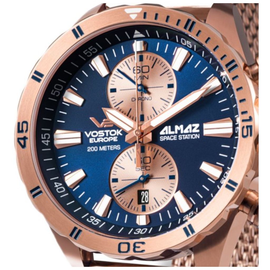 ZEGAREK VOSTOK EUROPE ALMAZ SPACE STATION CHRONO