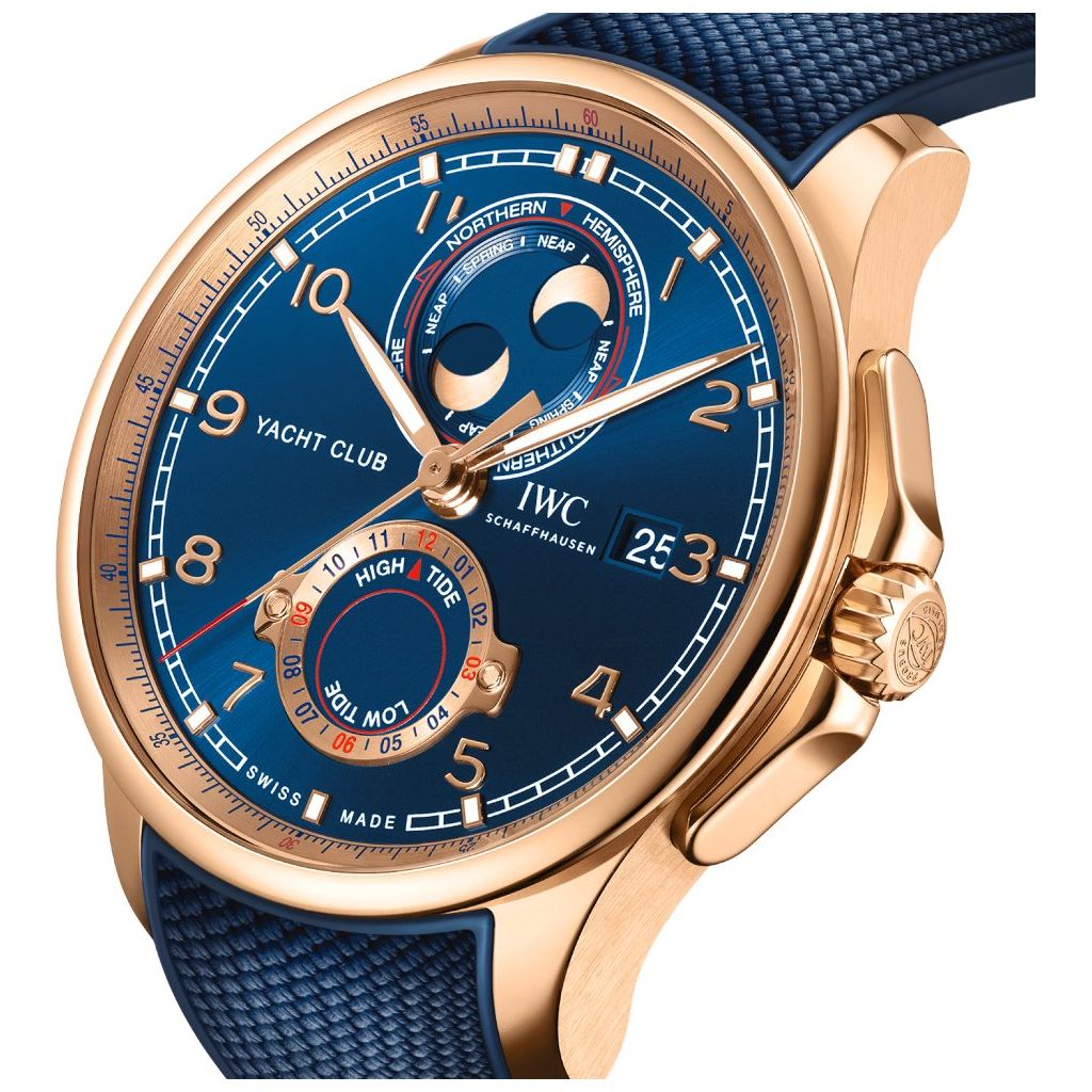 ZEGAREK IWC SCHAFFHAUSEN PORTUGIESER YACHT CLUB MOON & TIDE