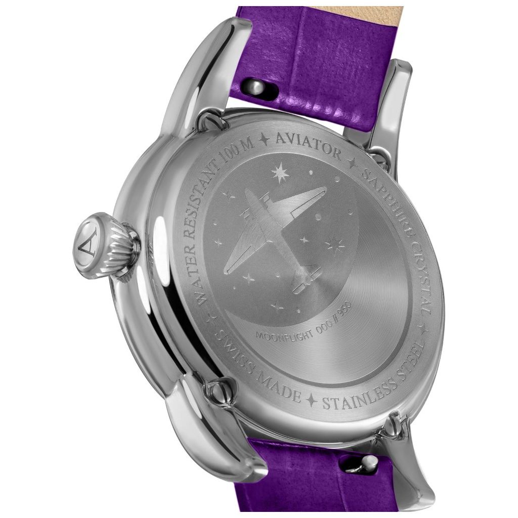 ZEGAREK AVIATOR DOUGLAS MOONFLIGHT DIAMONDS