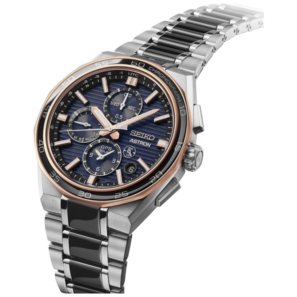 ZEGAREK SEIKO ASTRON GPS SOLAR DUAL-TIME CHRONOGRAPH