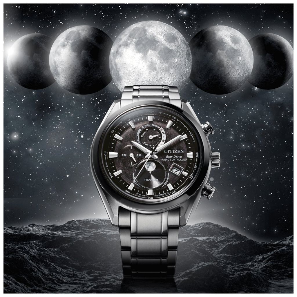 ZEGAREK CITIZEN TSUKI-YOMI RADIO CONTROLLED MOONPHASE