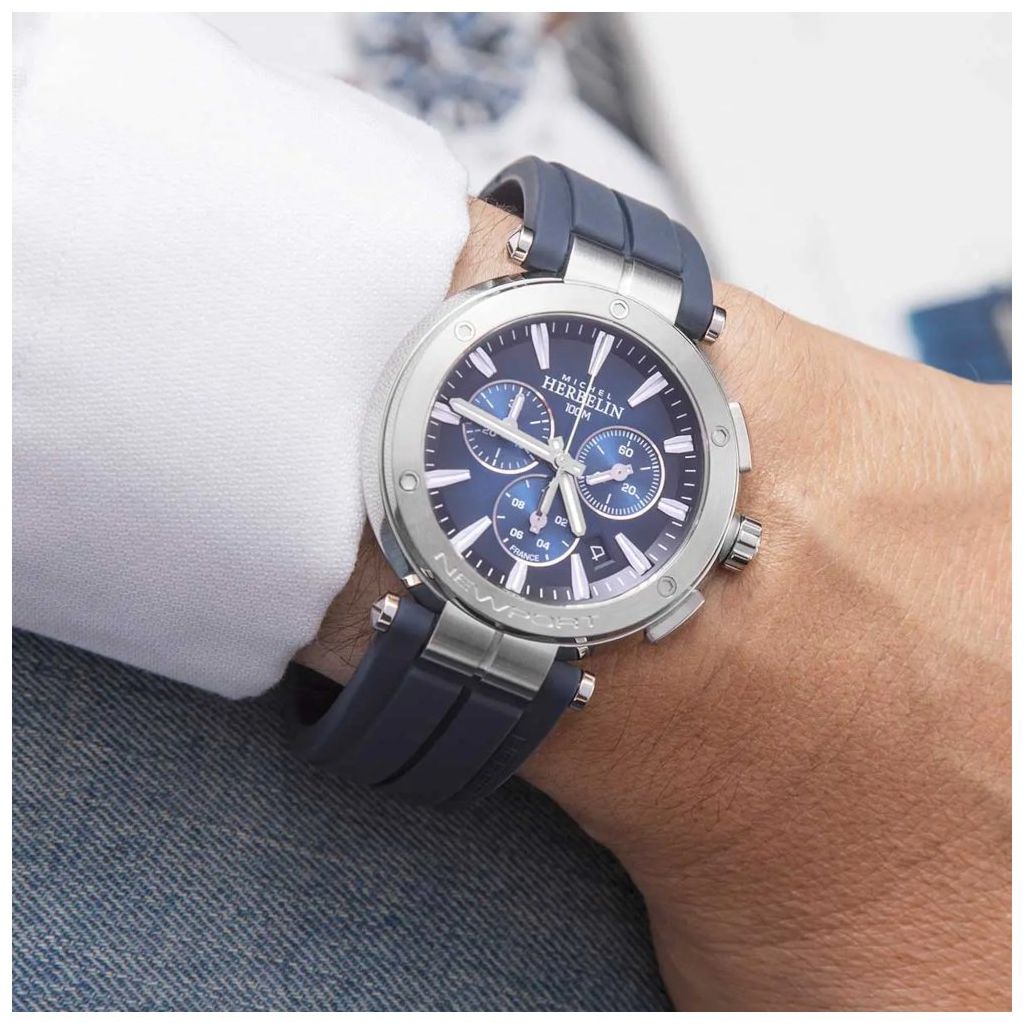 ZEGAREK HERBELIN NEWPORT CHRONOGRAPH
