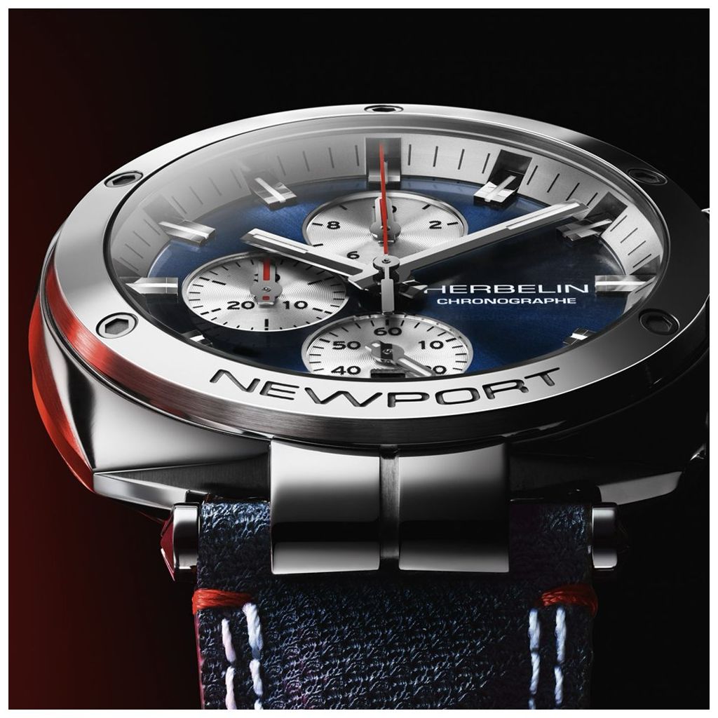 ZEGAREK HERBELIN NEWPORT HERITAGE ORIGINALS CHRONOGRAPH