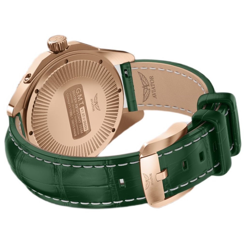 ZEGAREK AVIATOR AIRACOBRA GMT