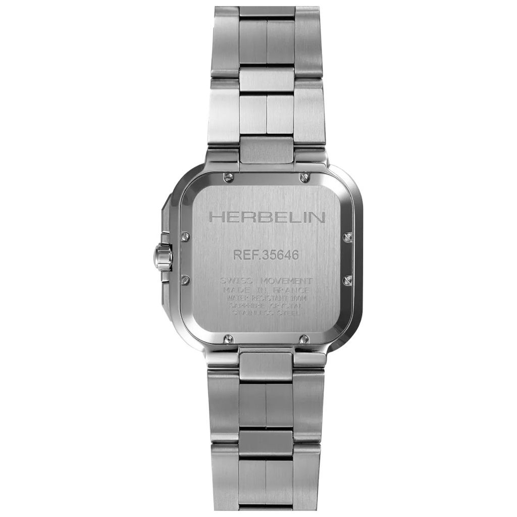 ZEGAREK HERBELIN CAP CAMARAT SQUARE CHRONOGRAPH