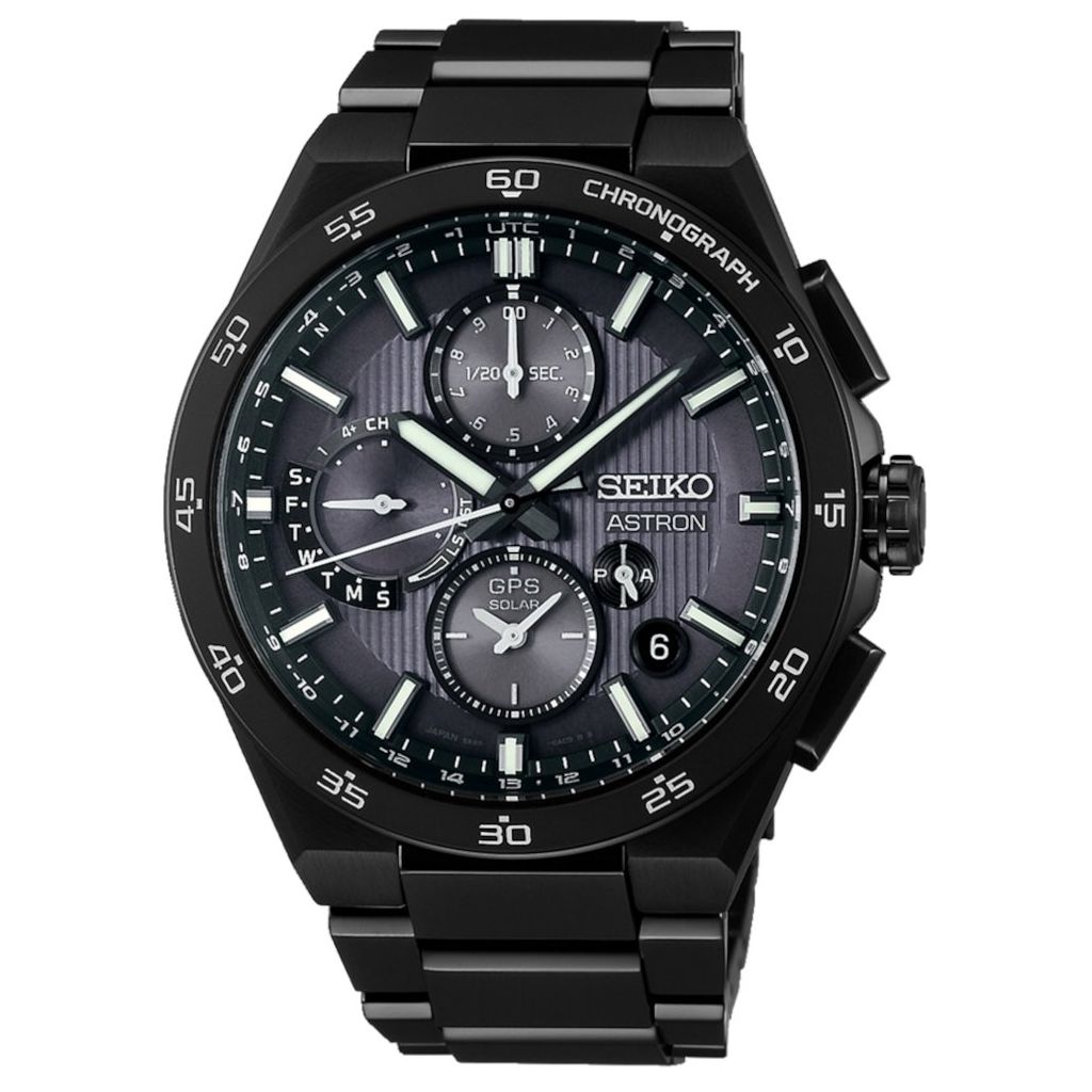 ZEGAREK SEIKO ASTRON GPS Solar Deep Night 5X Chronograph Titanium