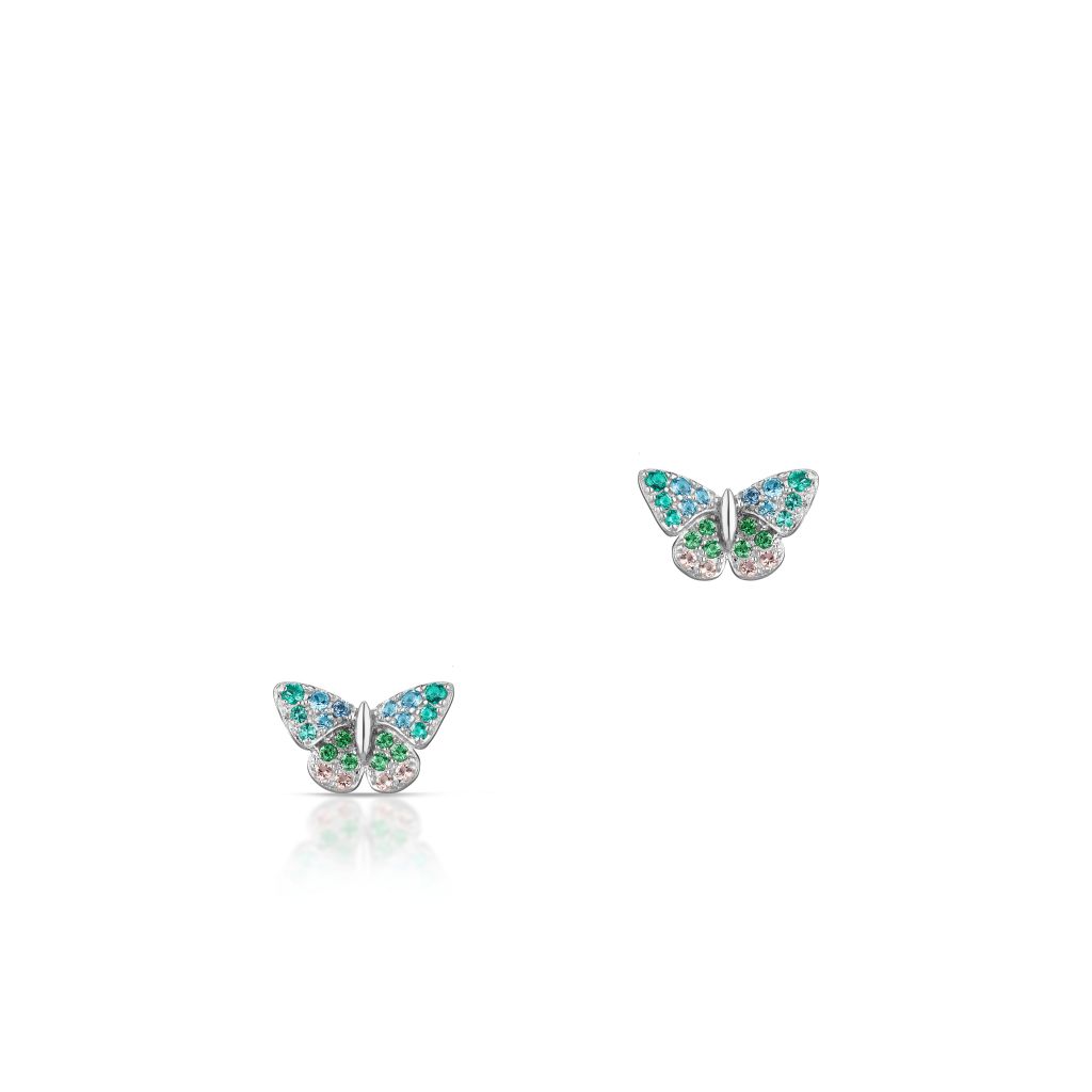 Kolczyki srebrne Preludium Butterfly