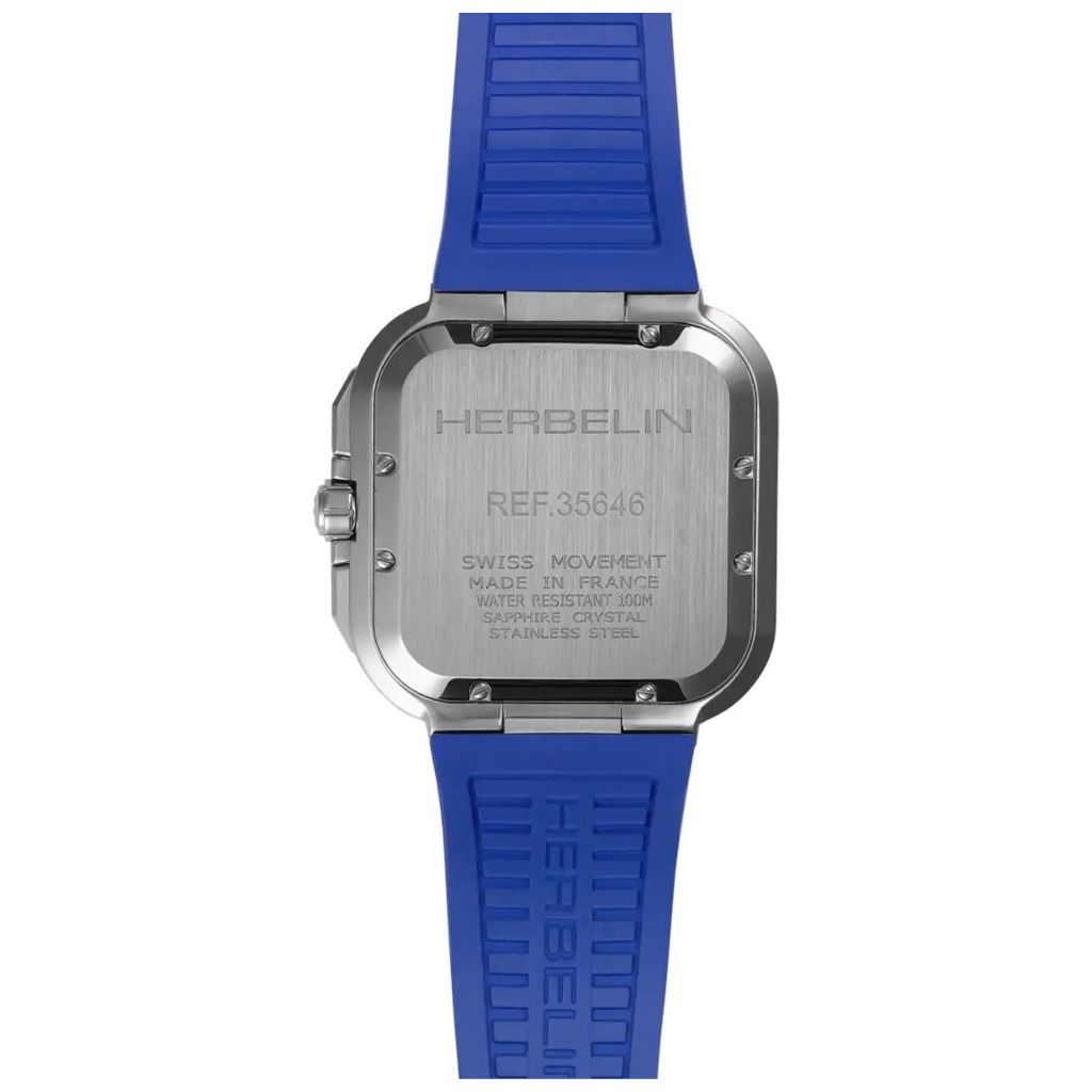 ZEGAREK HERBELIN CAP CAMARAT SQUARE CHRONOGRAPH