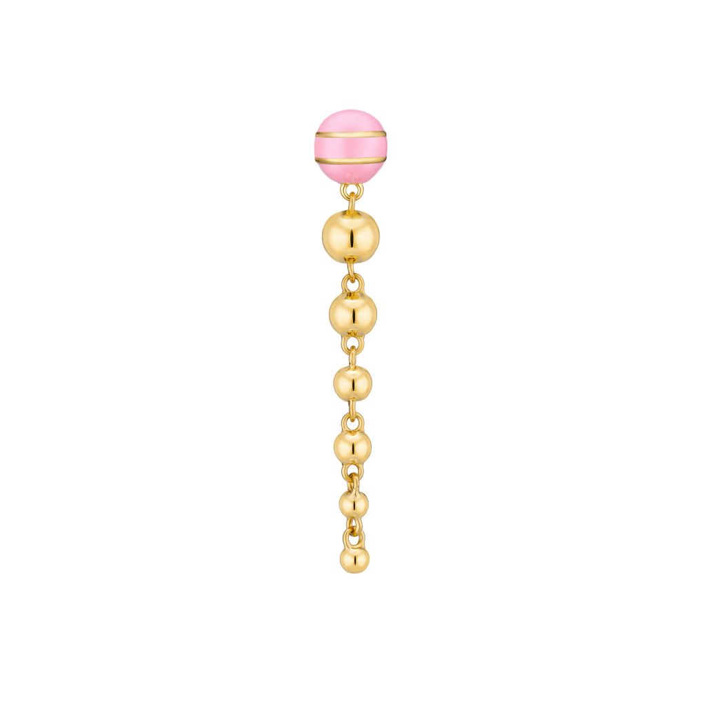 Kolczyk Pink Bubble Drip