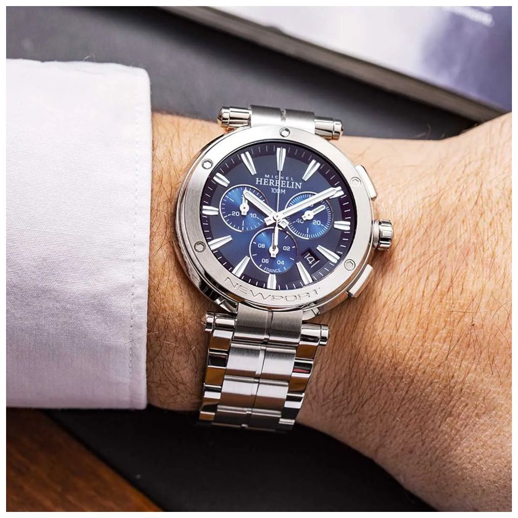 ZEGAREK HERBELIN NEWPORT CHRONOGRAPH