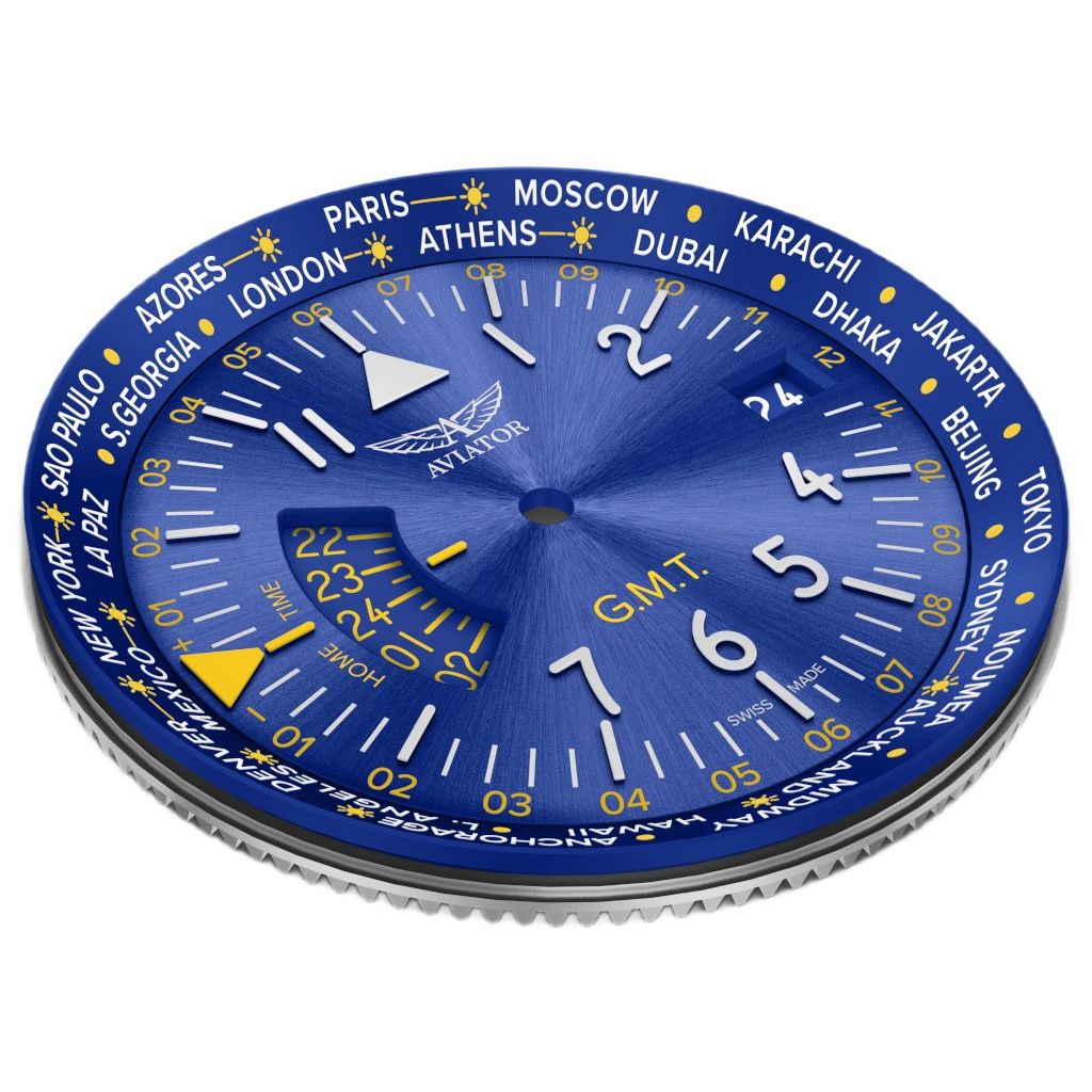 ZEGAREK AVIATOR AIRACOBRA GMT
