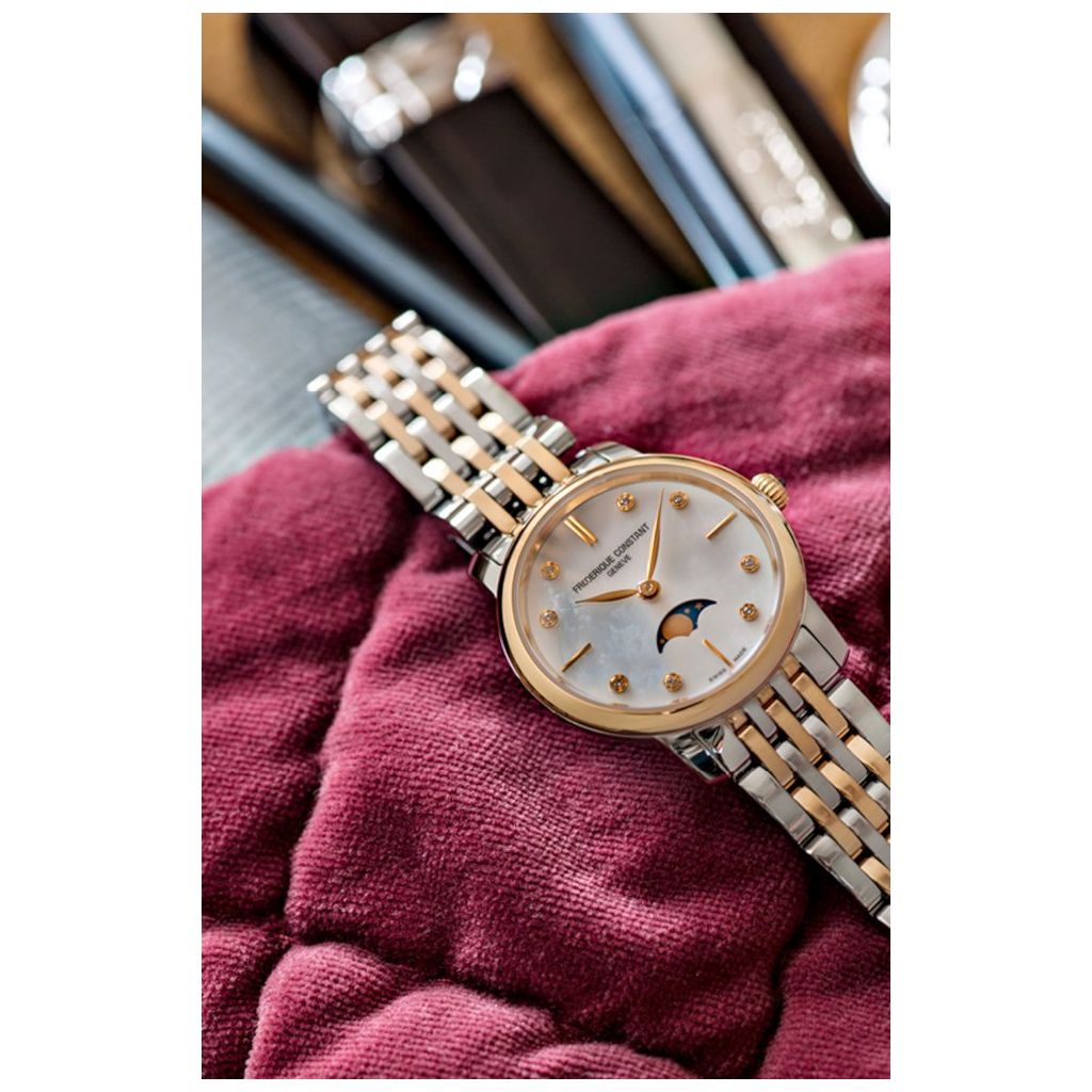 ZEGAREK FREDERIQUE CONSTANT CLASSICS SLIMLINE LADIES MOONPHASE