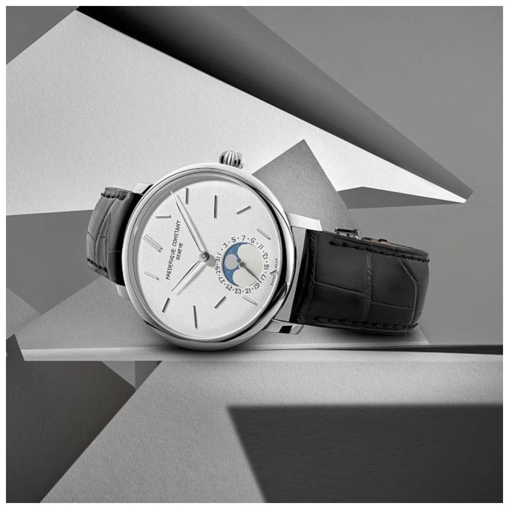 ZEGAREK FREDERIQUE CONSTANT MANUFACTURE SLIMLINE MOONPHASE