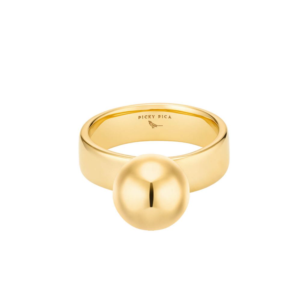 Pierścionek Gold Bubble