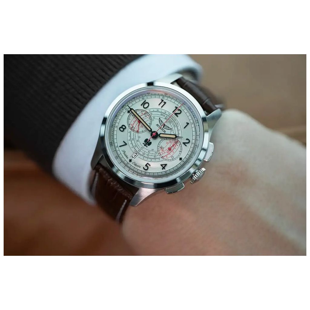 ZEGAREK AVIATOR Heritage Chronograph Trimeter Limited Edition