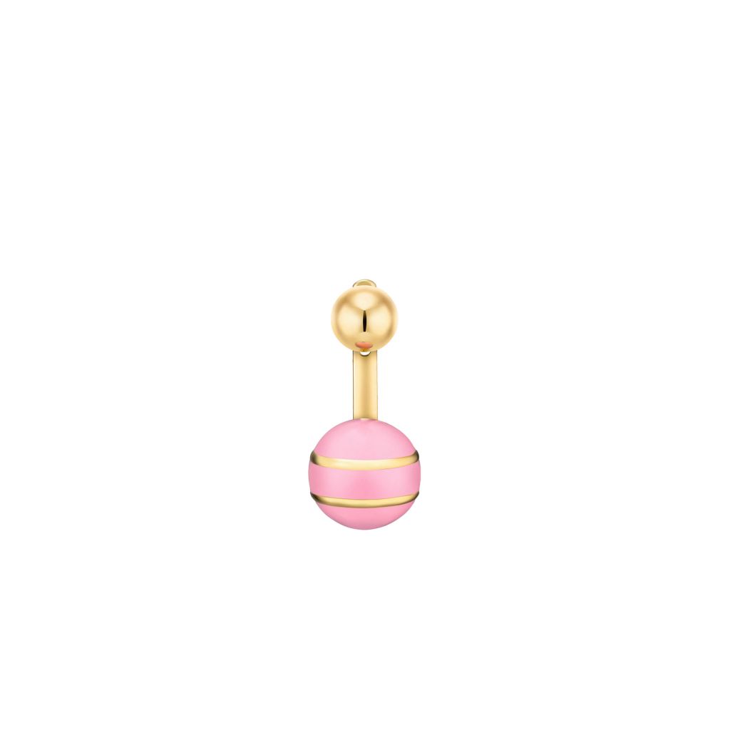 Kolczyk Pink Double Bubble