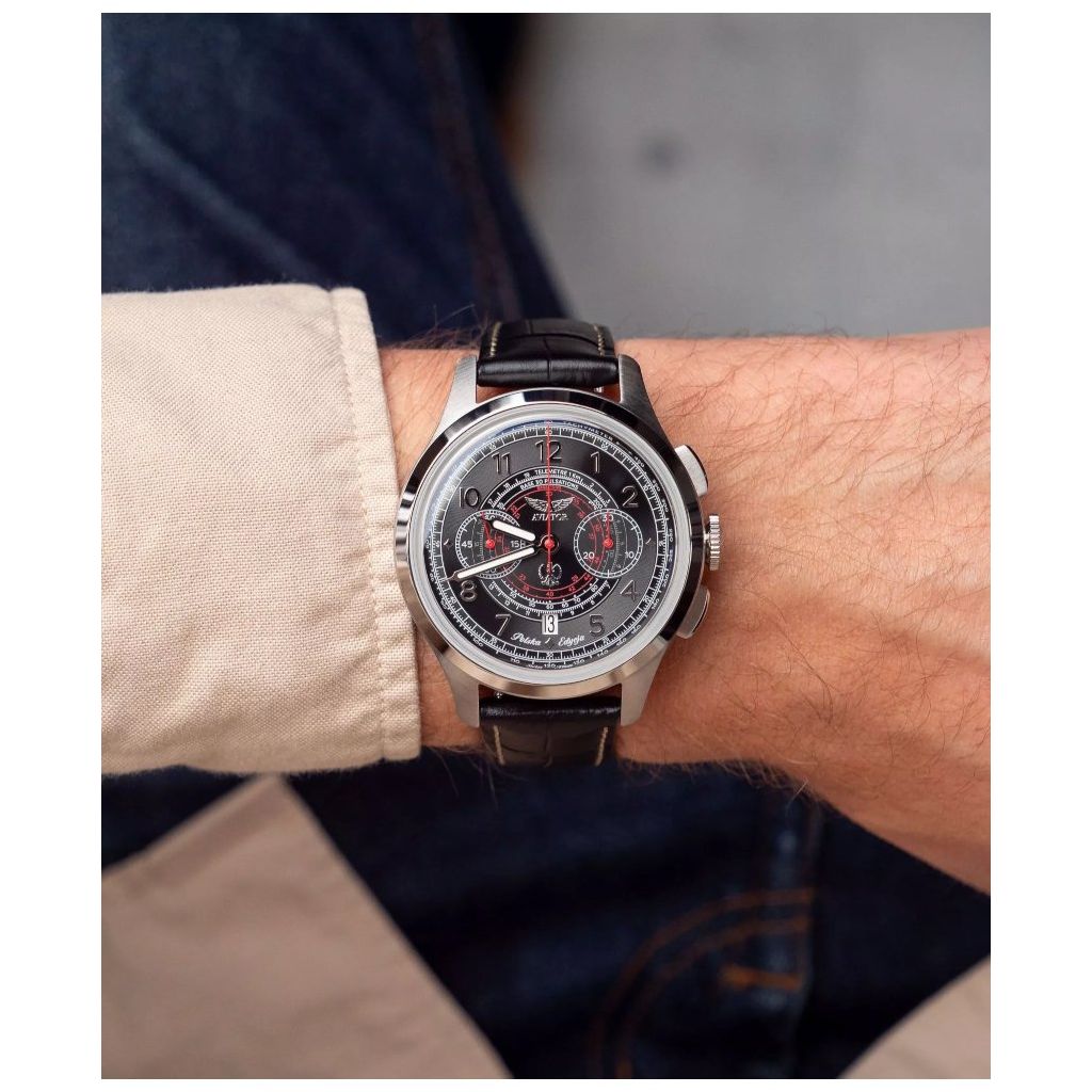ZEGAREK AVIATOR Heritage Chronograph Trimeter Polish Limited Edition