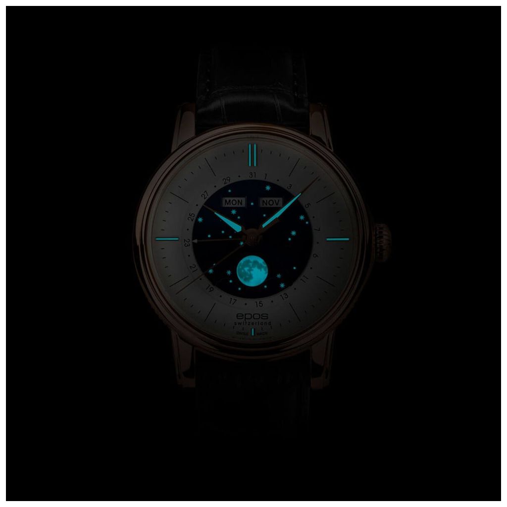ZEGAREK EPOS ARTISTRY 3439 BM CLASSIC AUTOMATIC MOONPHASE