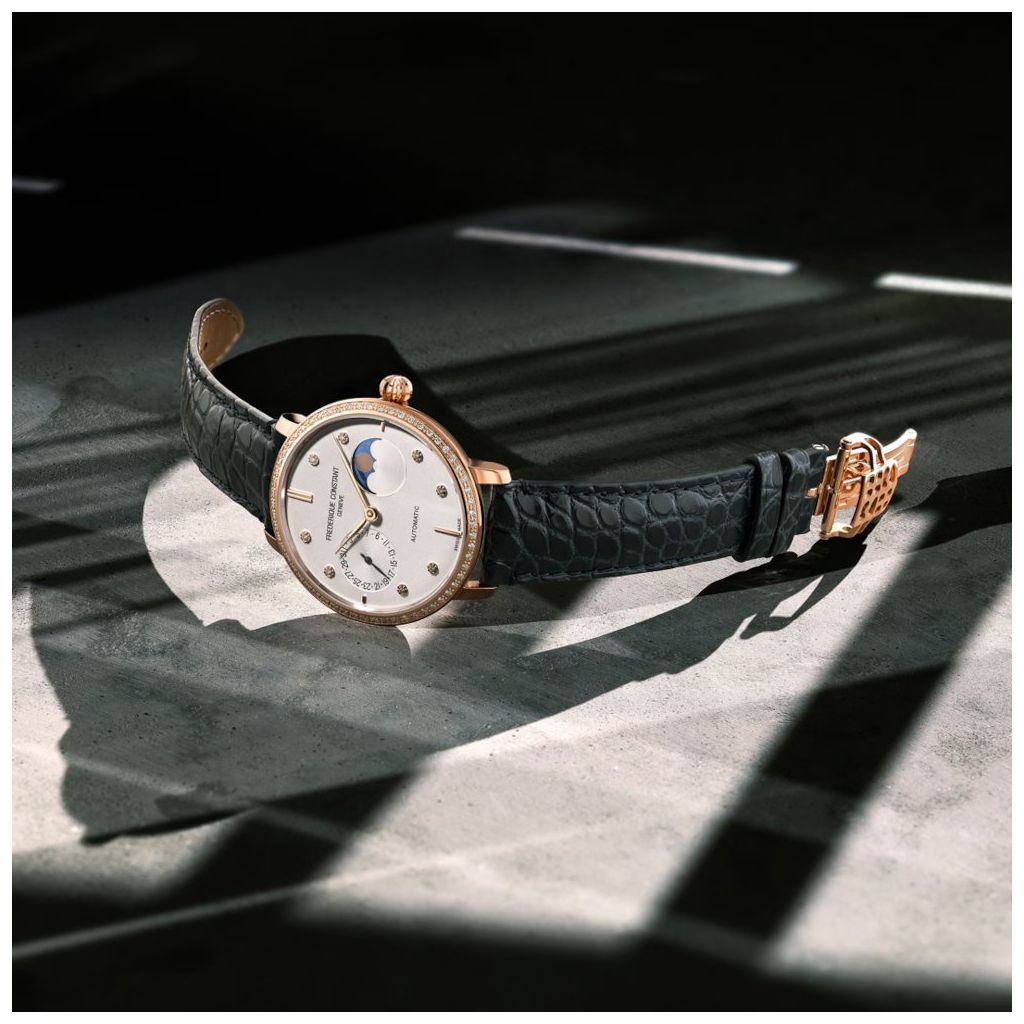 ZEGAREK FREDERIQUE CONSTANT MANUFACTURE SLIMLINE MOONPHASE