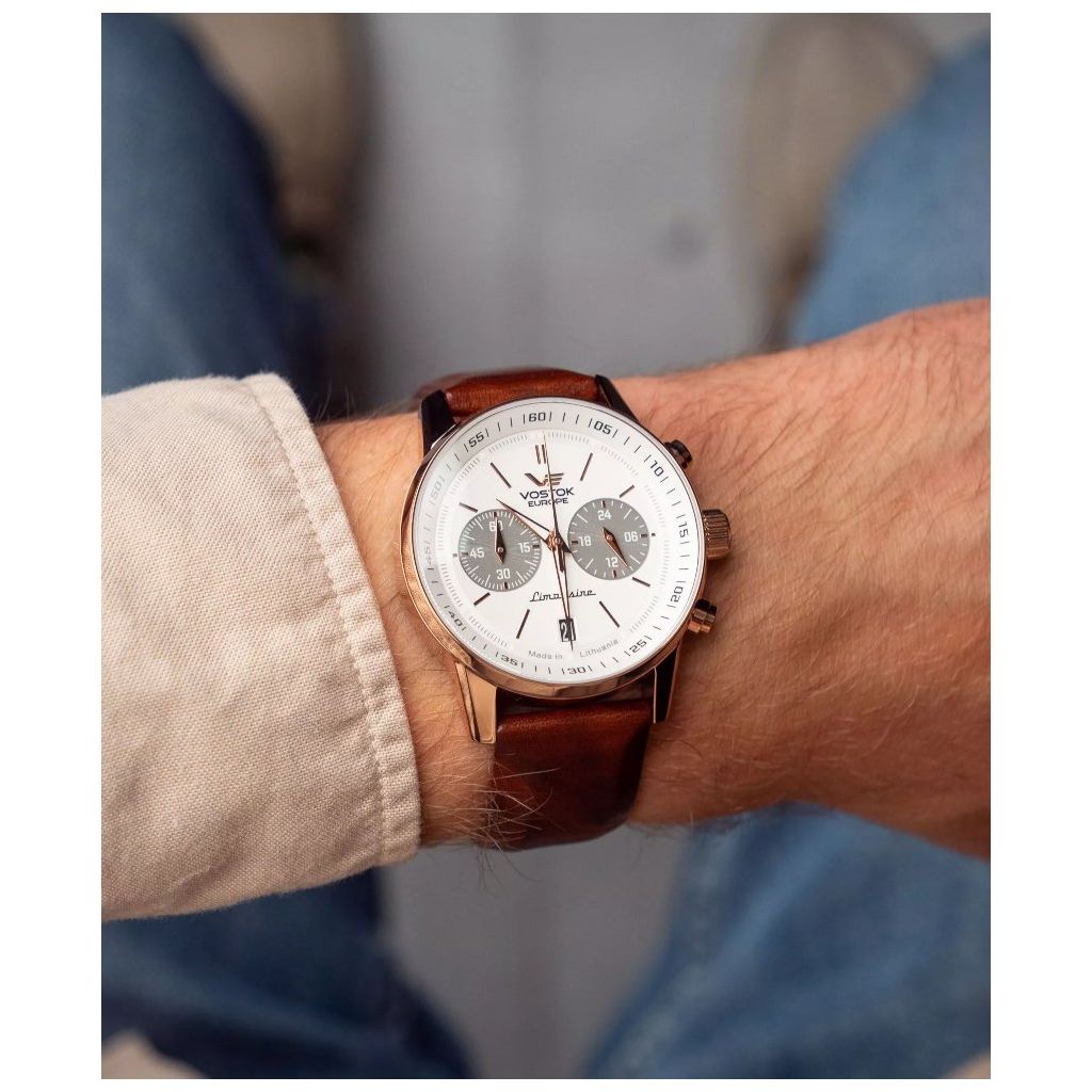 ZEGAREK VOSTOK EUROPE GAZ-14 LIMOUSINE CHRONO