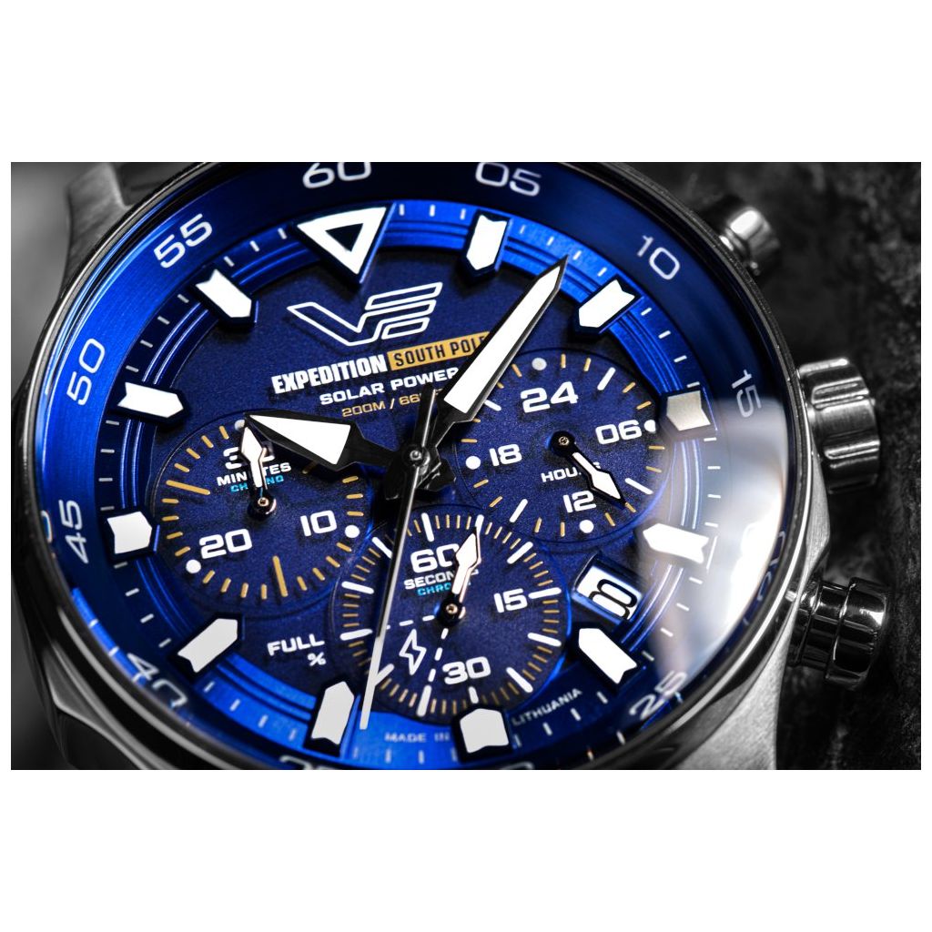 ZEGAREK VOSTOK EUROPE EXPEDITION SOUTH POLE SOLAR CHRONO