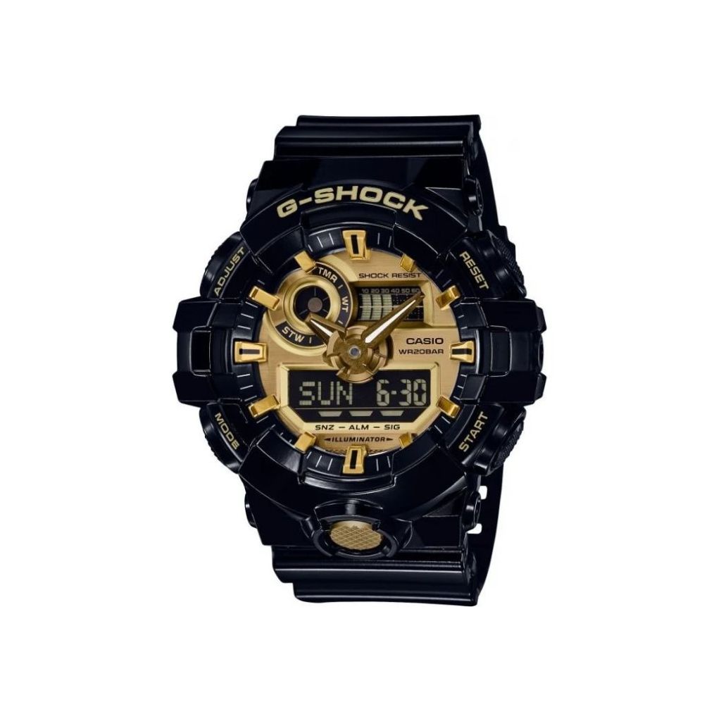 ZEGAREK G-SHOCK NO COMPLY BLACK AND GOLD