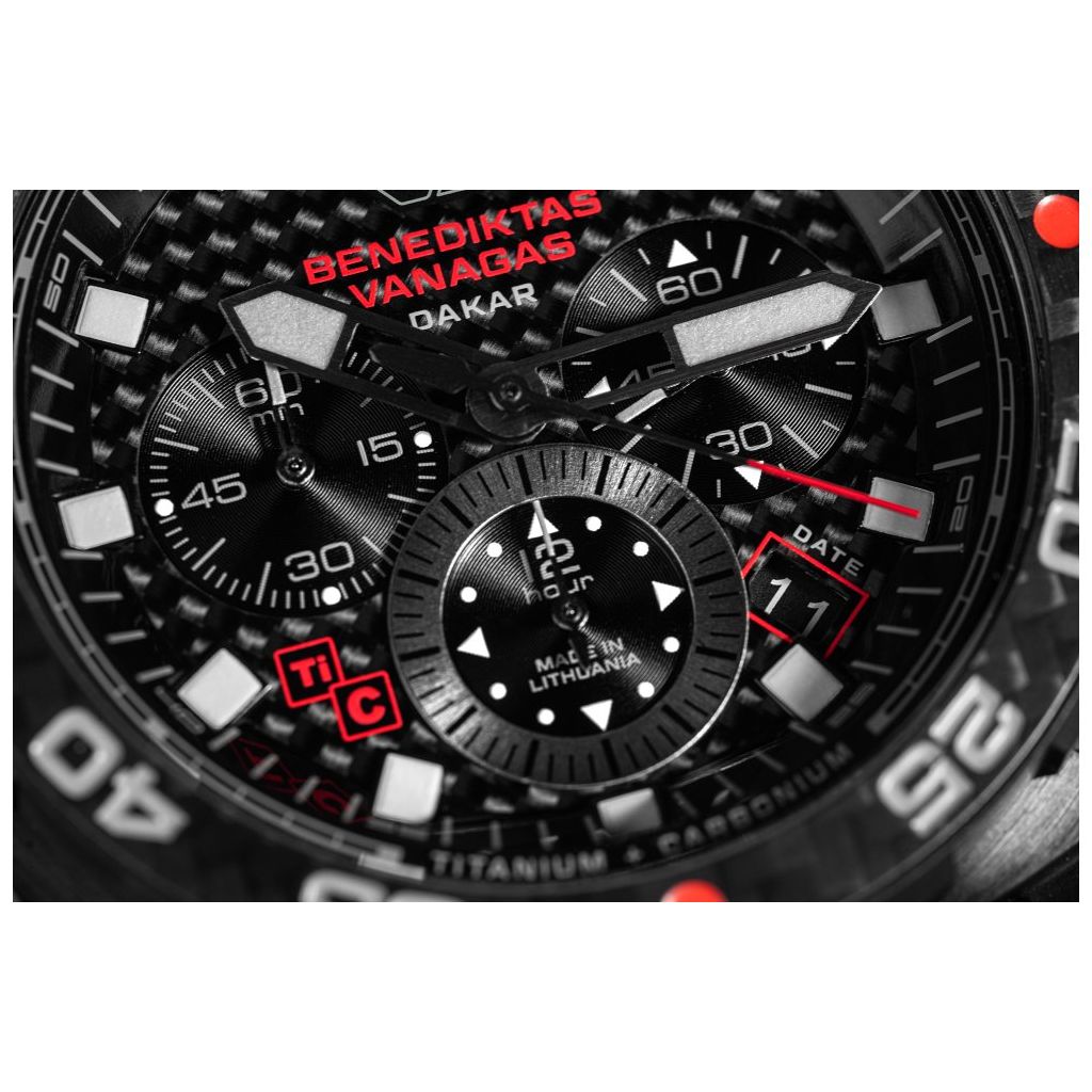 ZEGAREK VOSTOK EUROPE SYSTEMA PERIODICUM BENEDIKTAS VANAGAS DAKAR EDITION