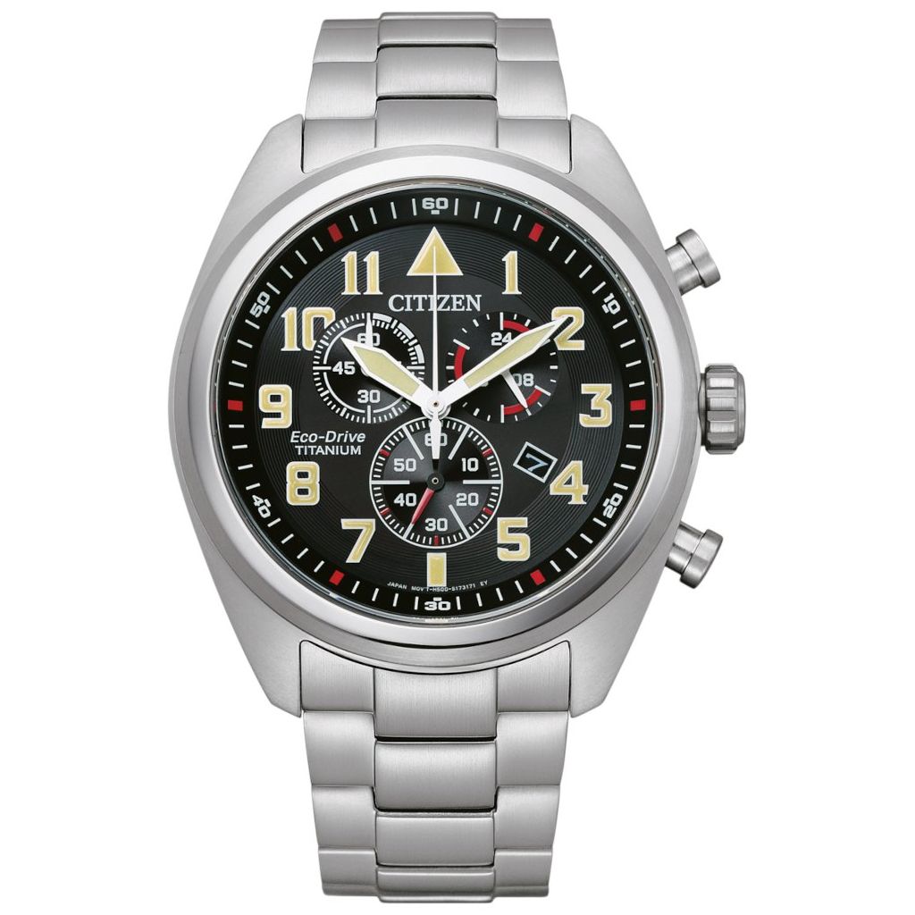 ZEGAREK CITIZEN MILITARY SUPER TITANIUM CHRONOGRAPH