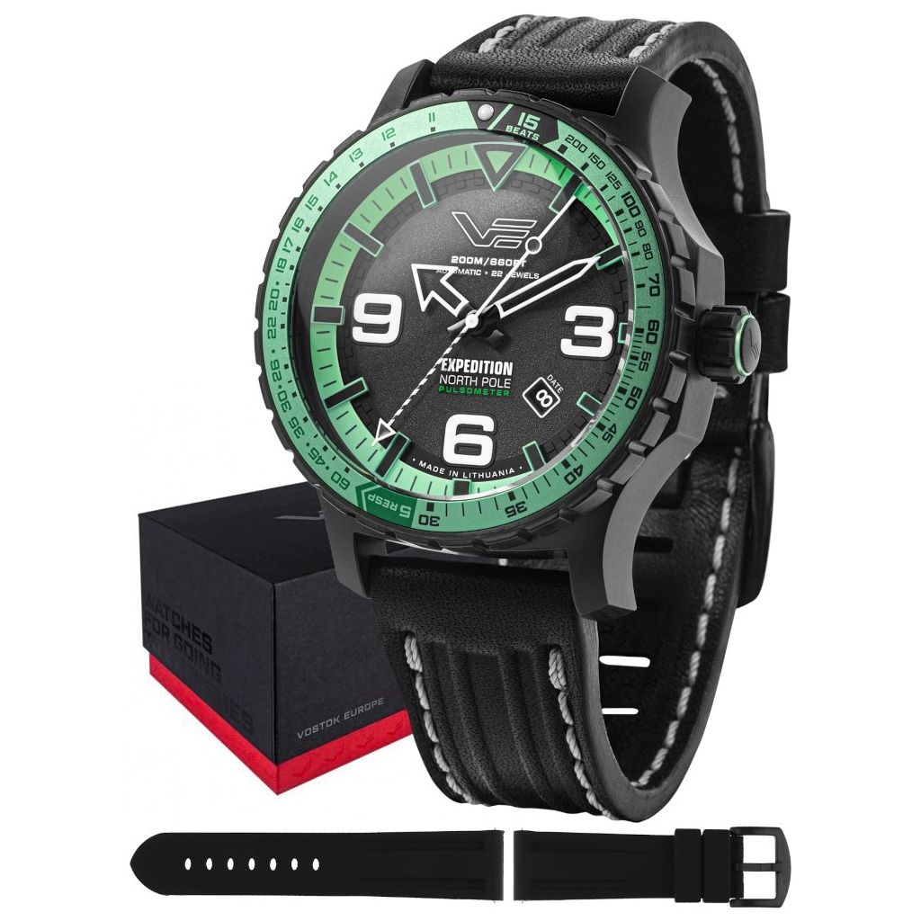 ZEGAREK VOSTOK EUROPE EXPEDITION NORTH POLE 1 POLAR NIGHT AUTOMATIC