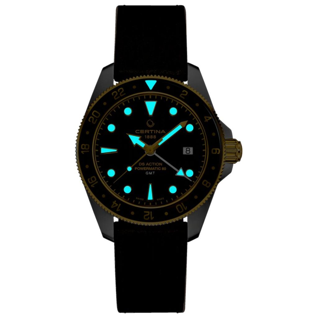 ZEGAREK CERTINA DS Action GMT Powermatic 80
