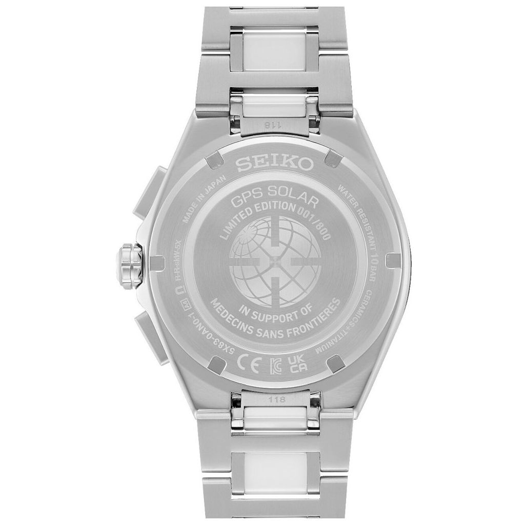 ZEGAREK SEIKO ASTRON X MEDECINS SANS FRONTIERES GPS SOLAR CHRONOGRAPH 2025 LIMITED EDITION