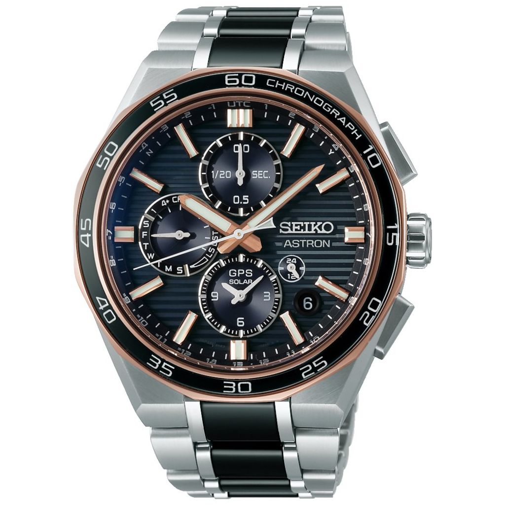 ZEGAREK SEIKO ASTRON GPS SOLAR DUAL-TIME CHRONOGRAPH