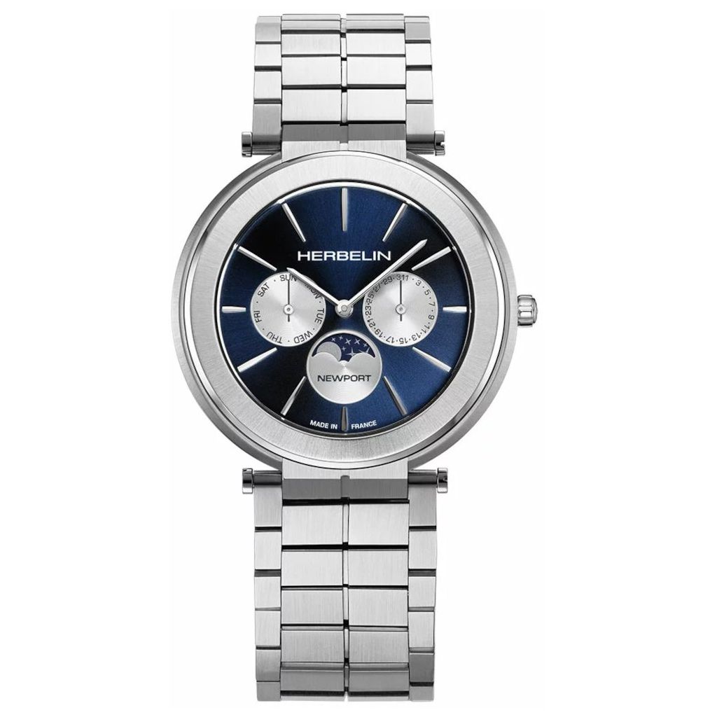 ZEGAREK HERBELIN NEWPORT SLIM MOONPHASE