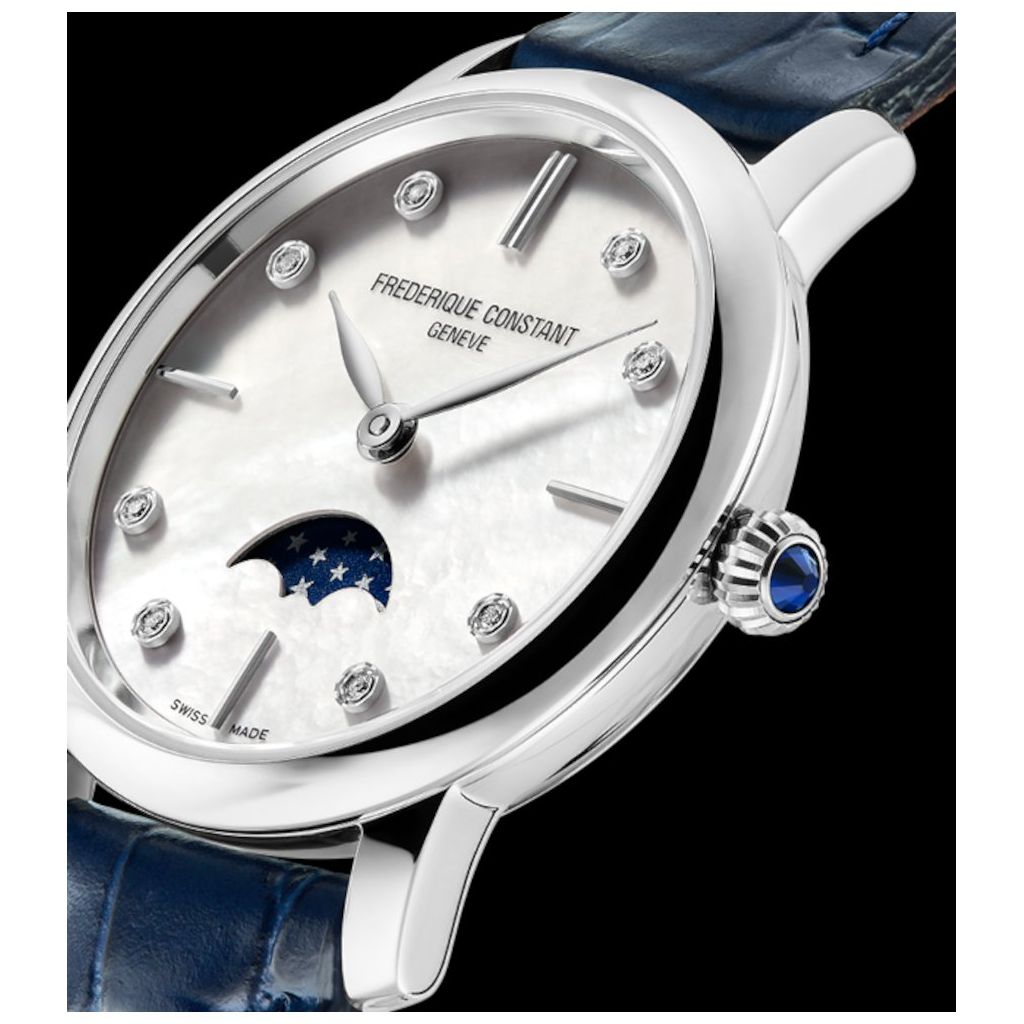 ZEGAREK FREDERIQUE CONSTANT CLASSICS SLIMLINE LADIES MOONPHASE