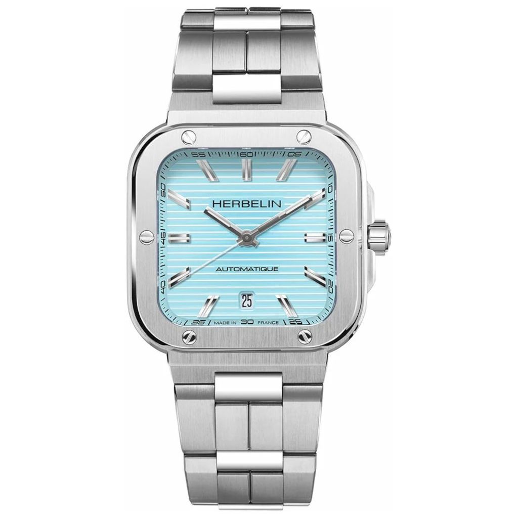 ZEGAREK HERBELIN CAP CAMARAT SQUARE AUTOMATIC