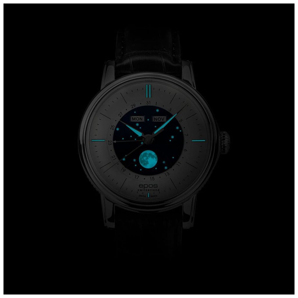 ZEGAREK EPOS ARTISTRY 3439 BM CLASSIC AUTOMATIC MOONPHASE