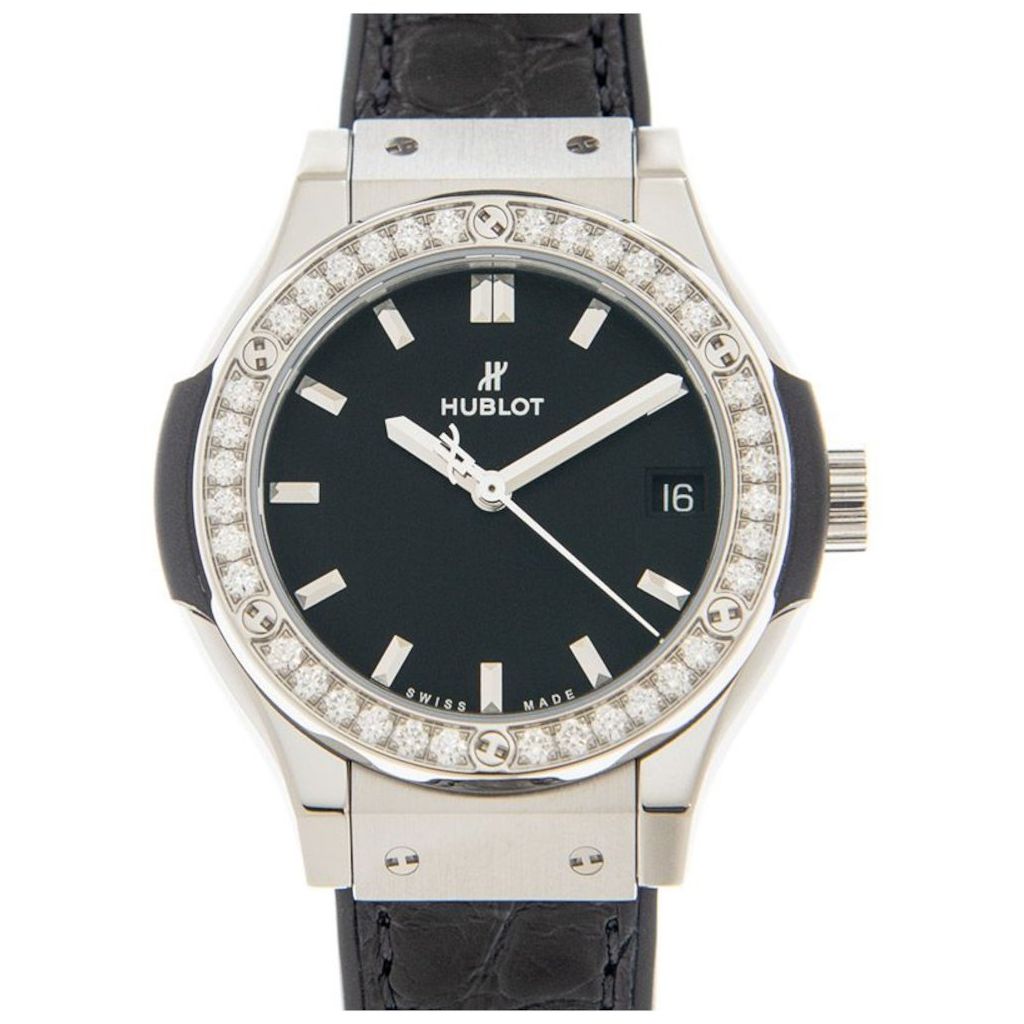 ZEGAREK HUBLOT Classic Fusion Titanium Diamonds