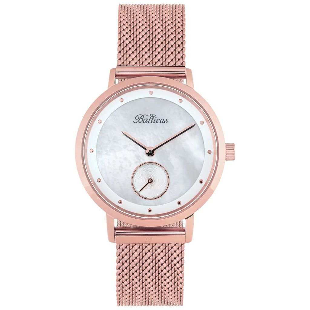 ZEGAREK BALTICUS New Sky Rose Gold White Pearl