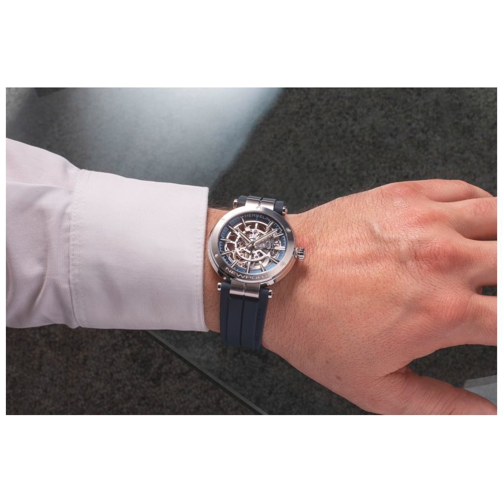 ZEGAREK HERBELIN NEWPORT AUTOMATIC SKELETON