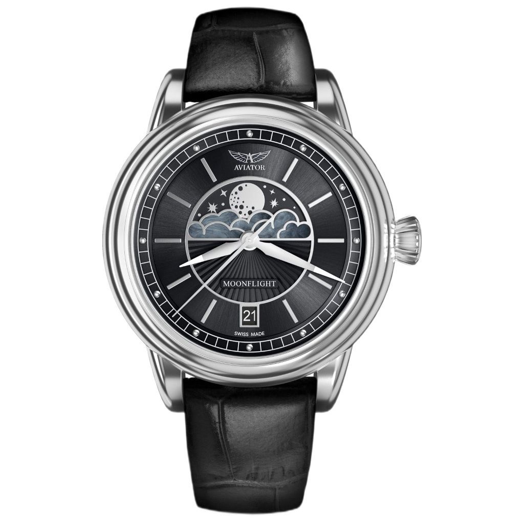 ZEGAREK AVIATOR DOUGLAS MOONFLIGHT