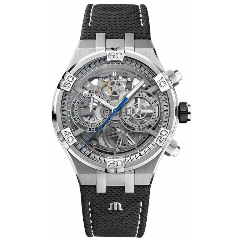 ZEGAREK MAURICE LACROIX AIKON AUTOMATIC CHRONOGRAPH SKELETON
